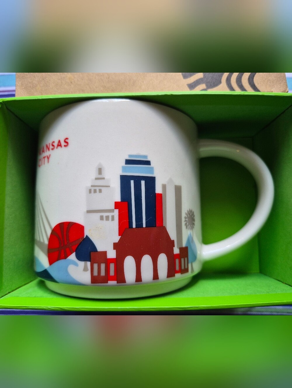 Starbucks RETIRED You Are Here Kansas City Mug  NIB - Picture 2 of 4